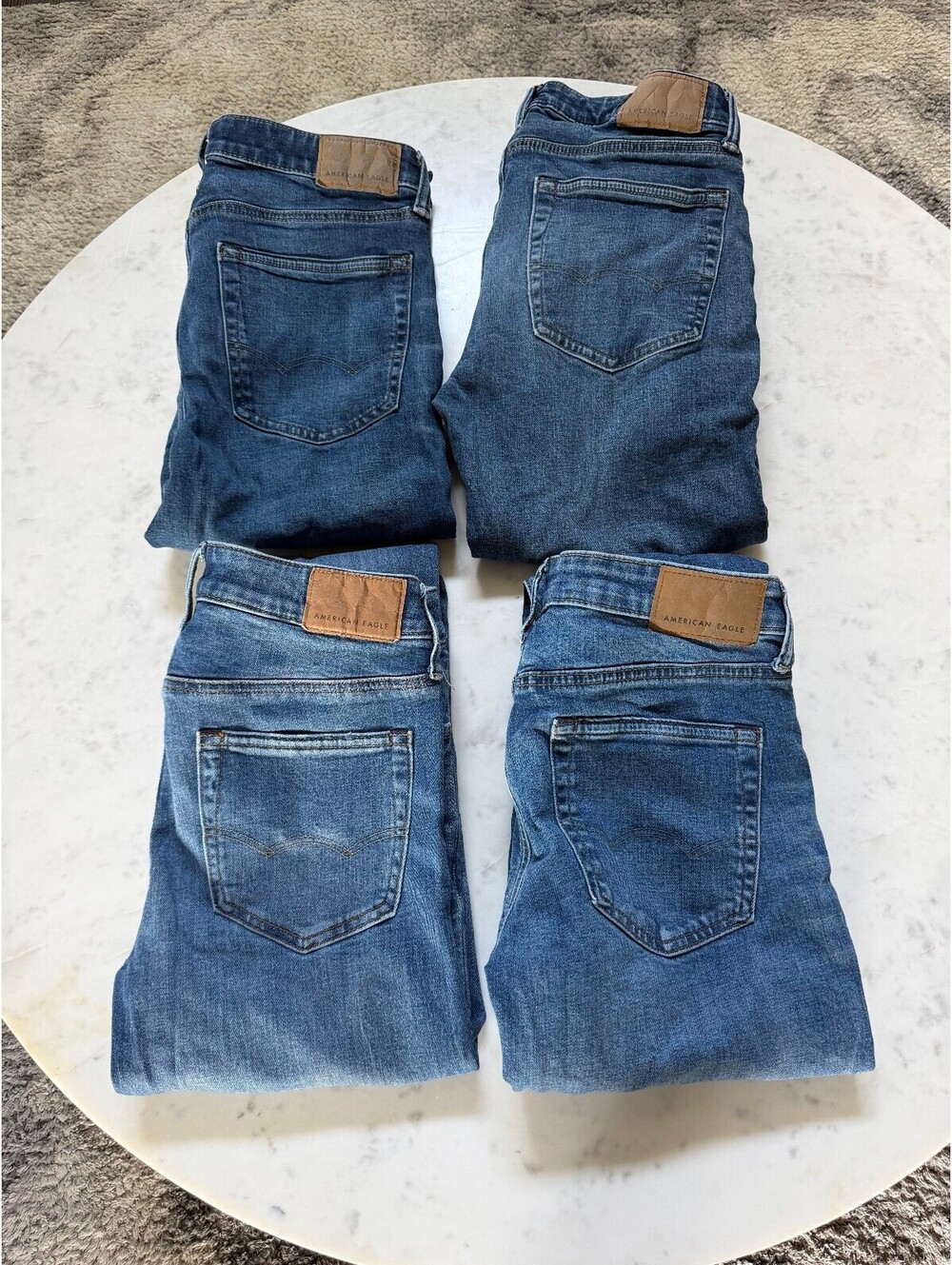Bundle of 4 American Eagle Jeans (mixed styles) Size 29x34